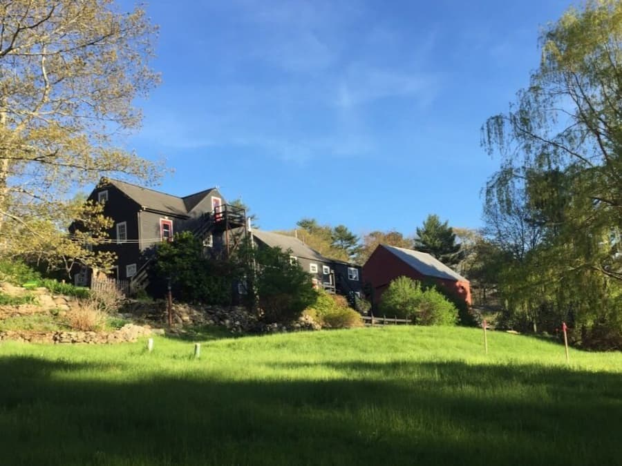 Uitzicht vanuit accommodatie