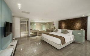 Suite, 1 King Bed, City View | In-room safe, desk, soundproofing, iron/ironing board - Daun Bali Seminyak Hotel (Seminyak)