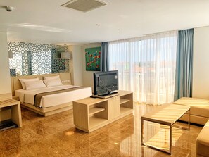 套房, 1 张特大床, 城市景观 | 客房景观