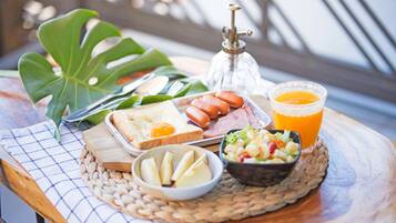 Daily continental breakfast (THB 200 per person)