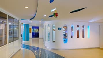 Quiosque de check-in/check-out