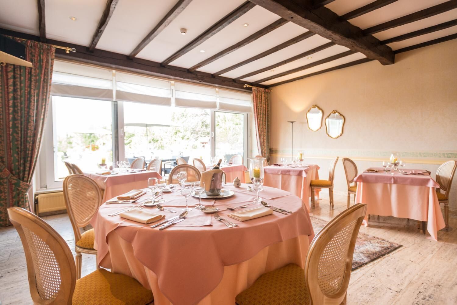 Dinner served, French cuisine