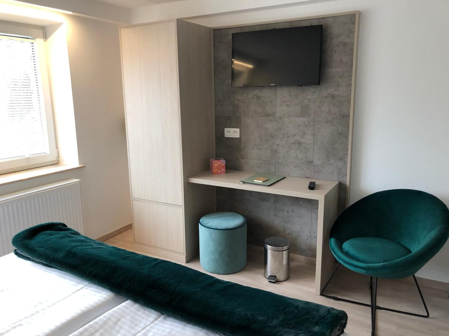 in-room safe, desk, blackout curtains, soundproofing