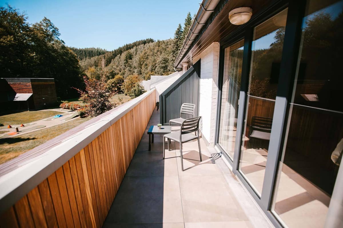 Double Room, Balcony (large) | Blackout curtains, cots/infant beds, free WiFi, bed sheets