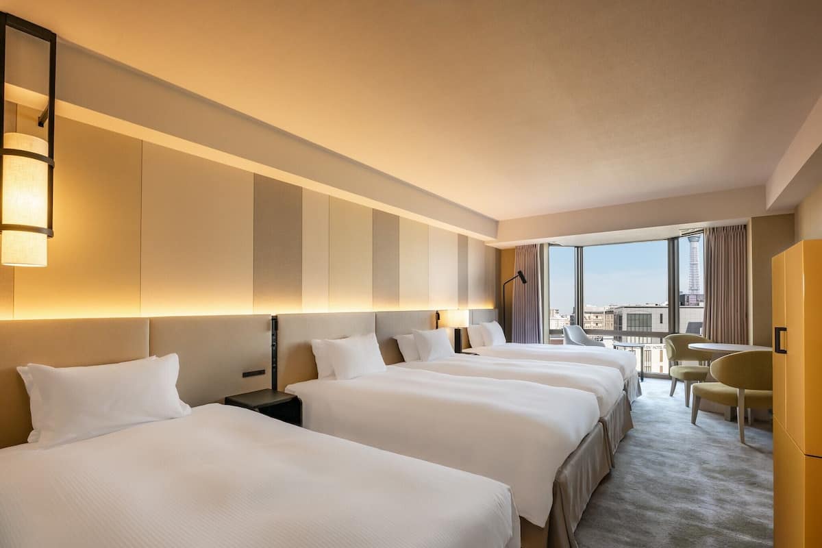 Deluxe Twin with Skytree Side (4 Adults) | In-room safe, desk, blackout drapes, soundproofing