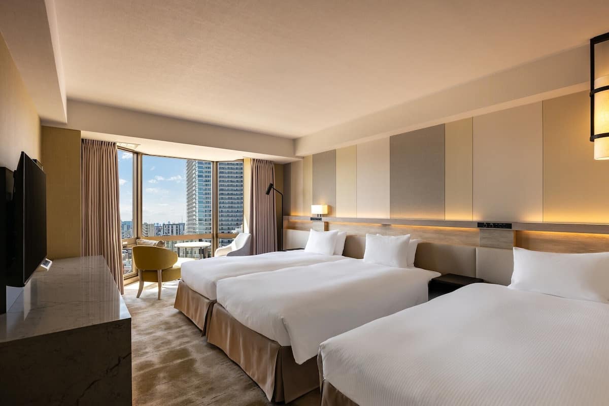 Standard Twin with City Side (3 Adults) | In-room safe, desk, blackout drapes, soundproofing