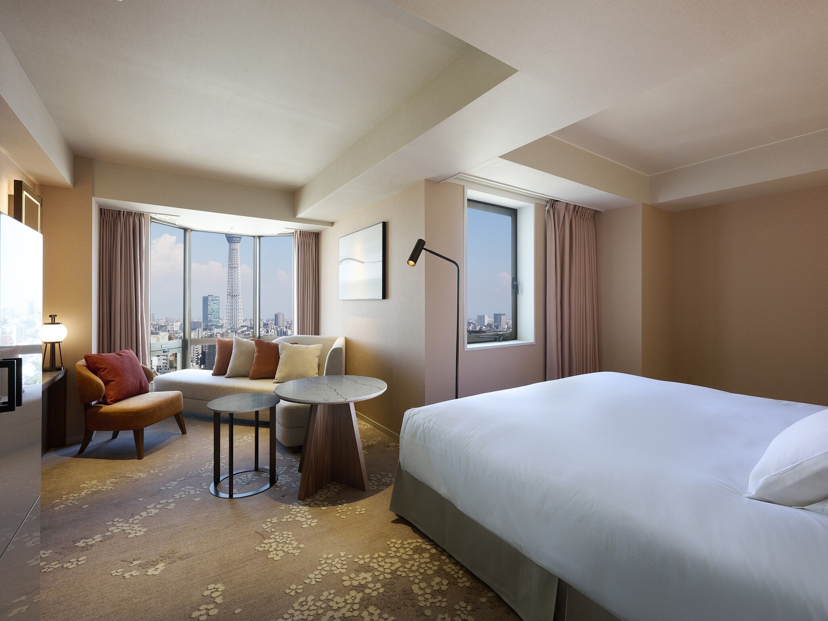 Coffres-forts dans les chambres, bureau, rideaux occultants