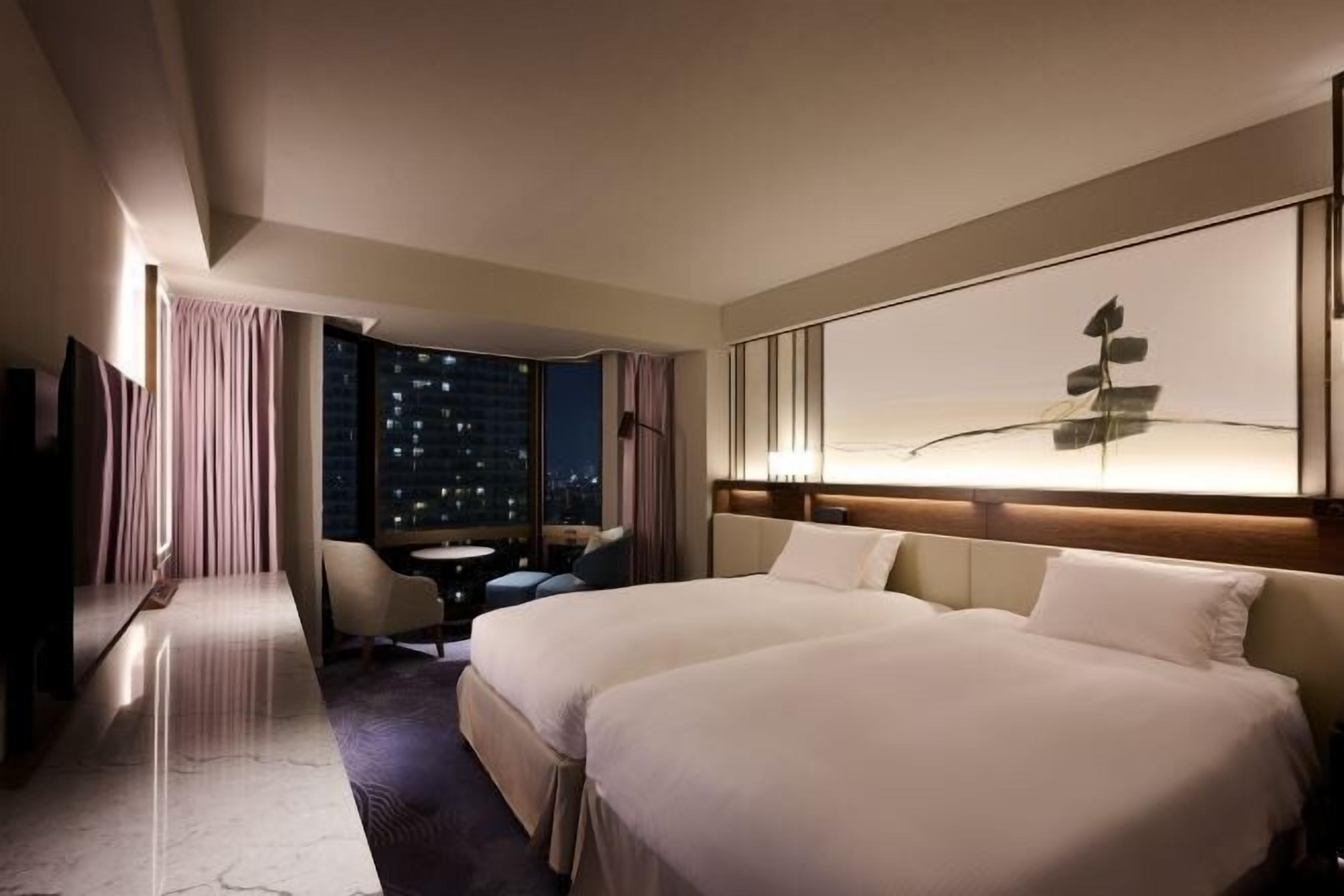 Coffres-forts dans les chambres, bureau, rideaux occultants