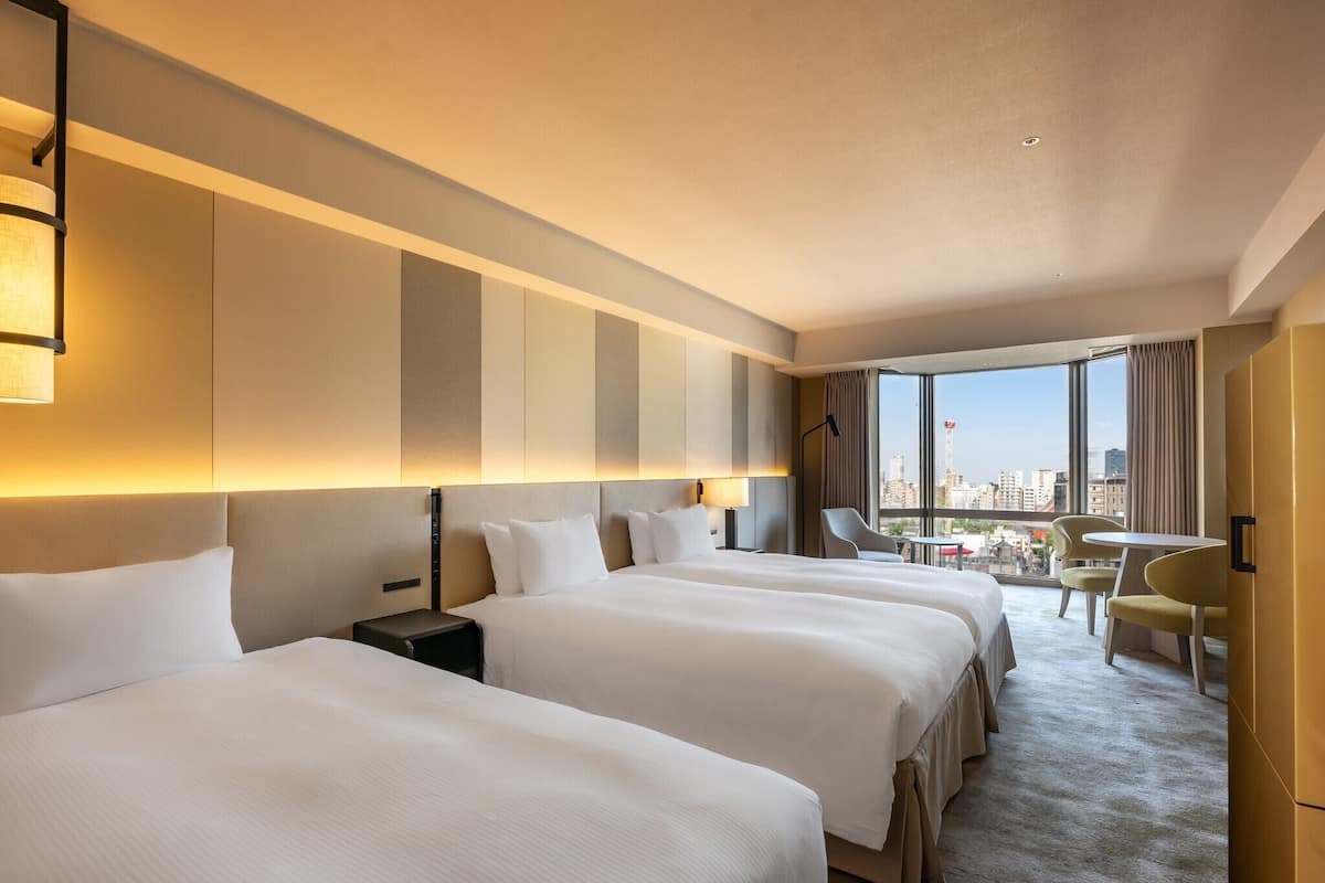 Deluxe Twin with Skytree Side (3 Adults) | In-room safe, desk, blackout drapes, soundproofing