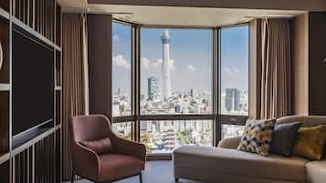 エグゼクティブ 浅草 スイート スカイツリー側 | 1 室のベッドルーム、セーフティボックス (室内)、デスク、遮光カーテン