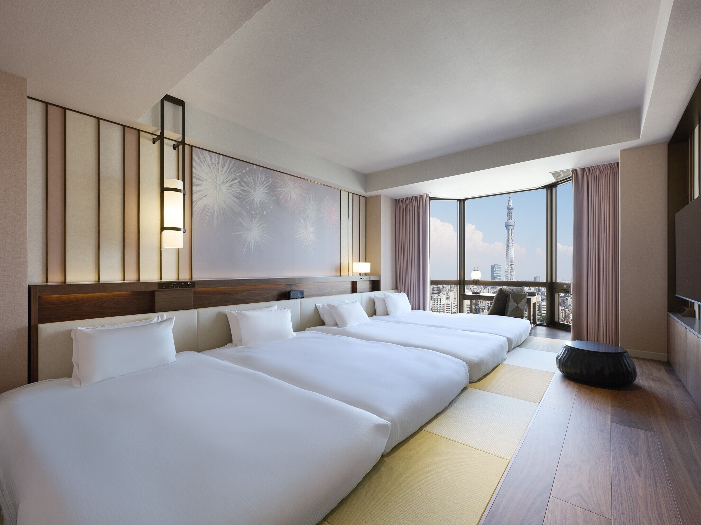 Coffres-forts dans les chambres, bureau, rideaux occultants