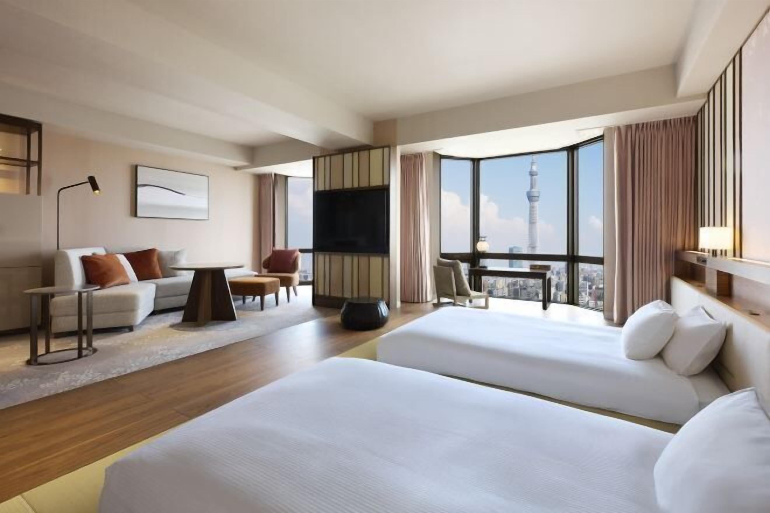 Coffres-forts dans les chambres, bureau, rideaux occultants