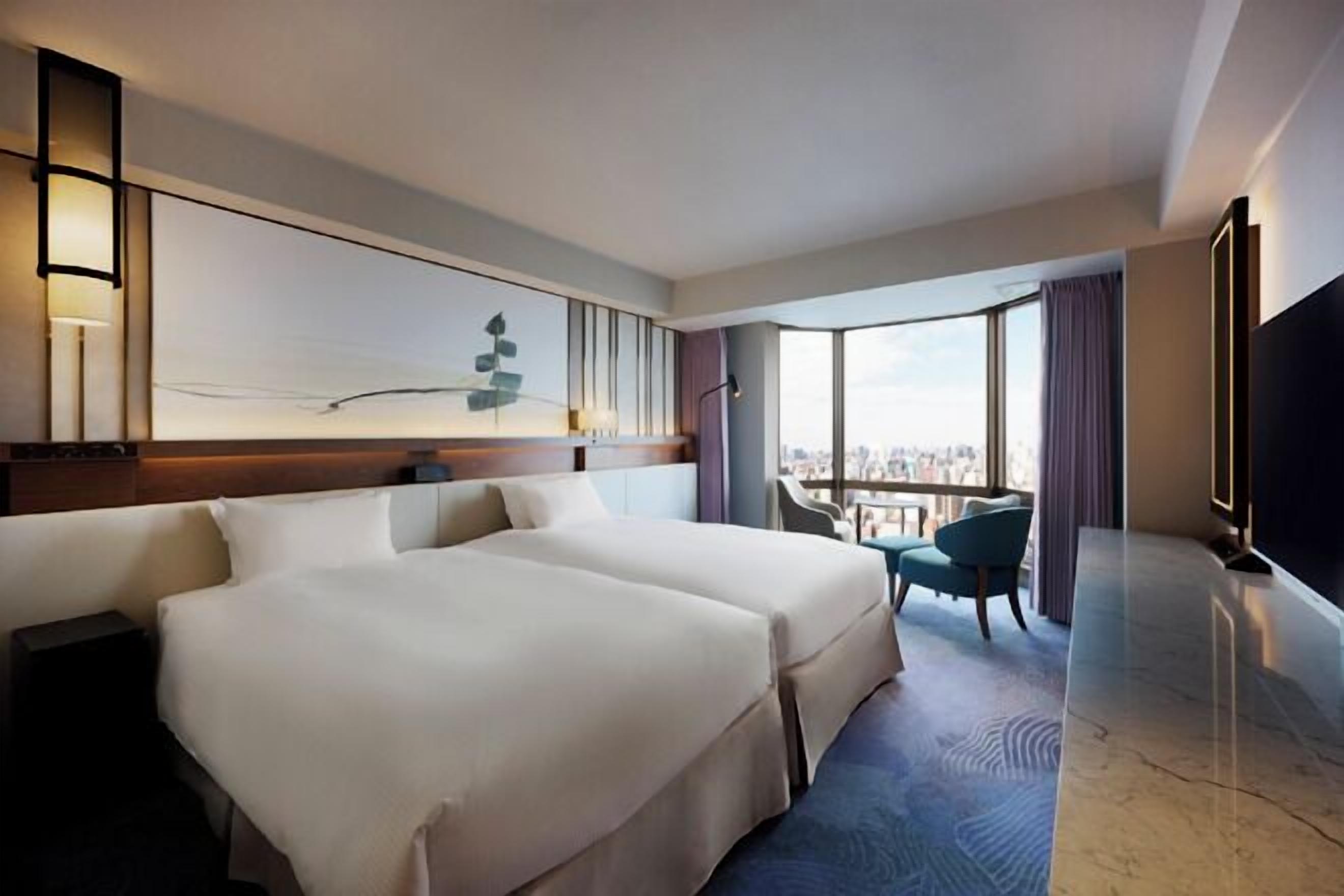 Coffres-forts dans les chambres, bureau, rideaux occultants