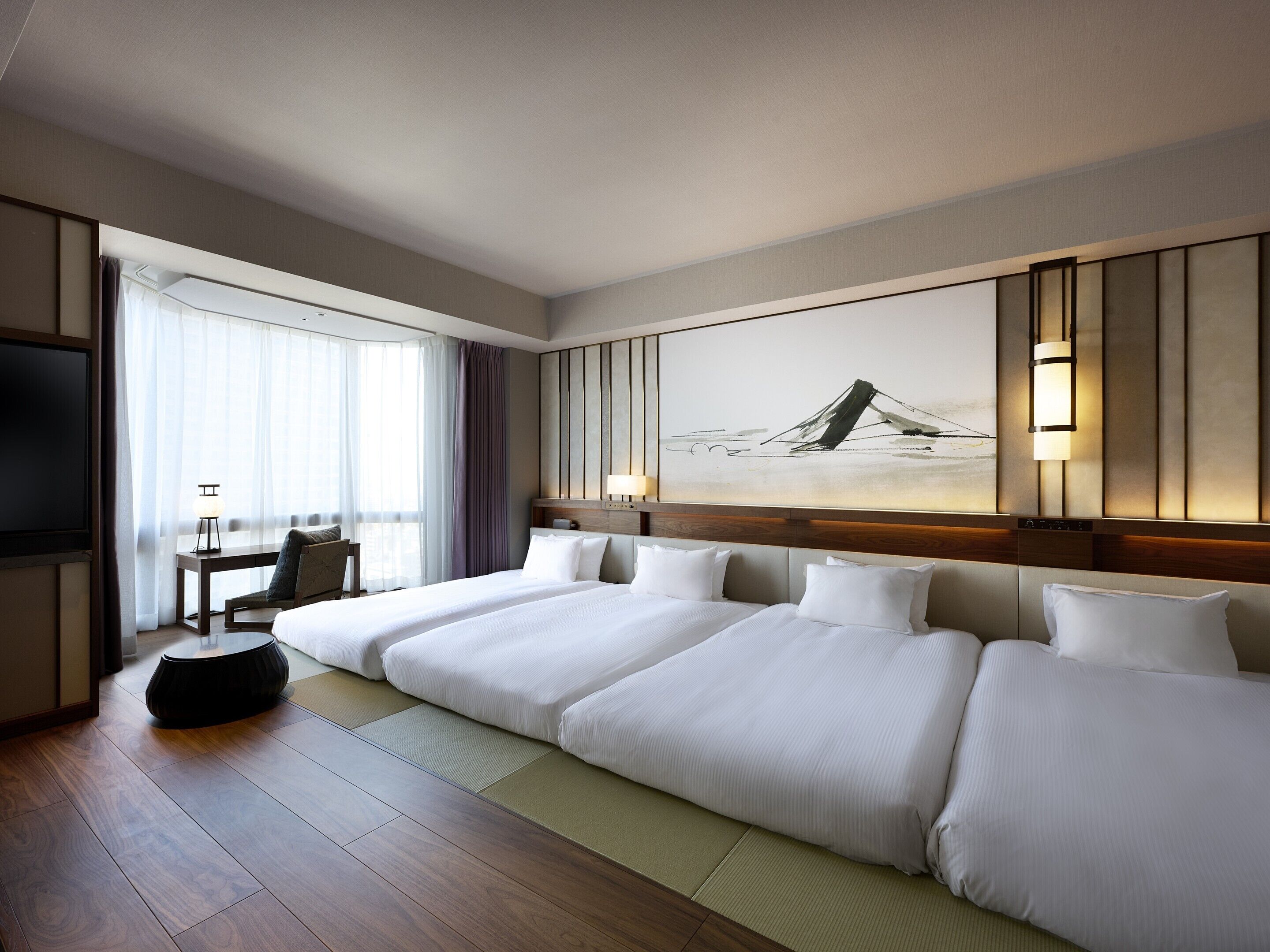 Coffres-forts dans les chambres, bureau, rideaux occultants