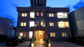 Front of property - evening/night
