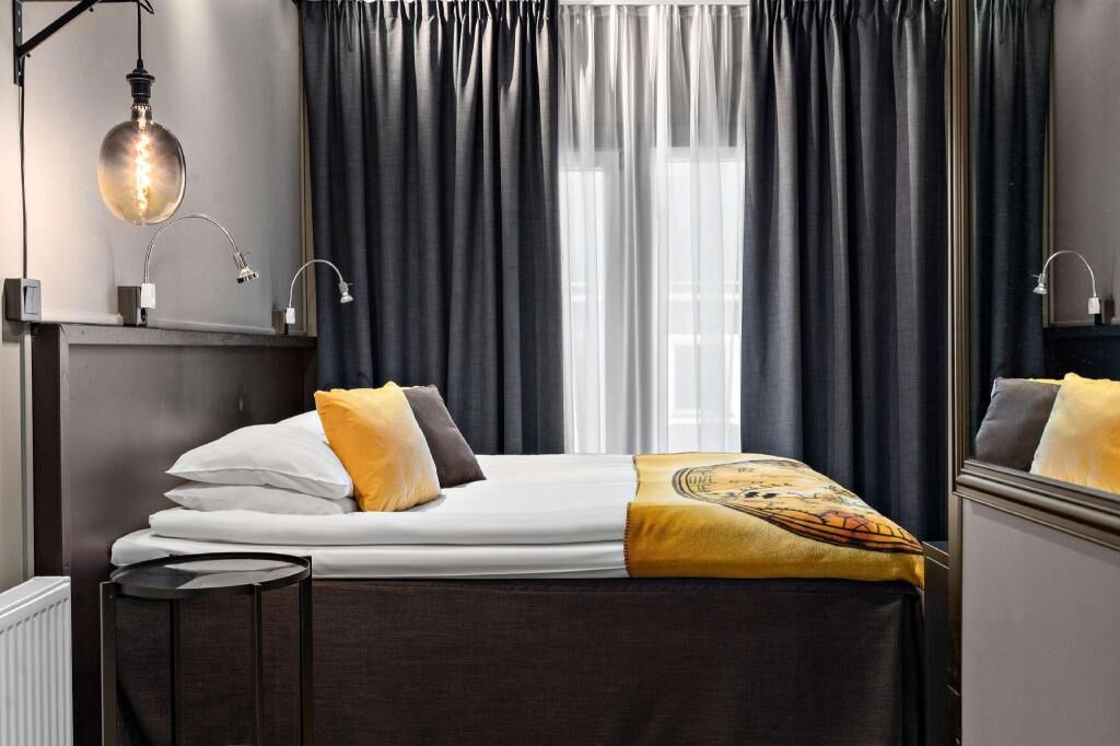 Individually decorated, individually furnished, desk, blackout drapes