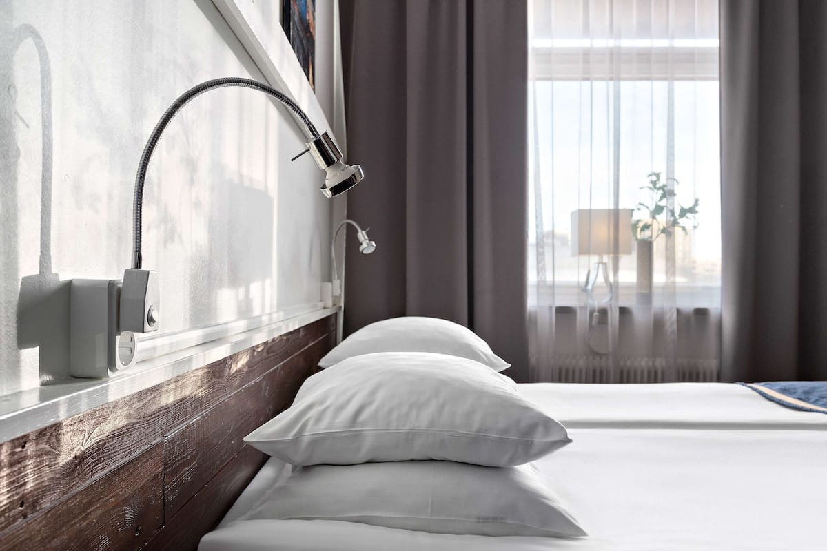 individually decorated, individually furnished, desk, blackout curtains