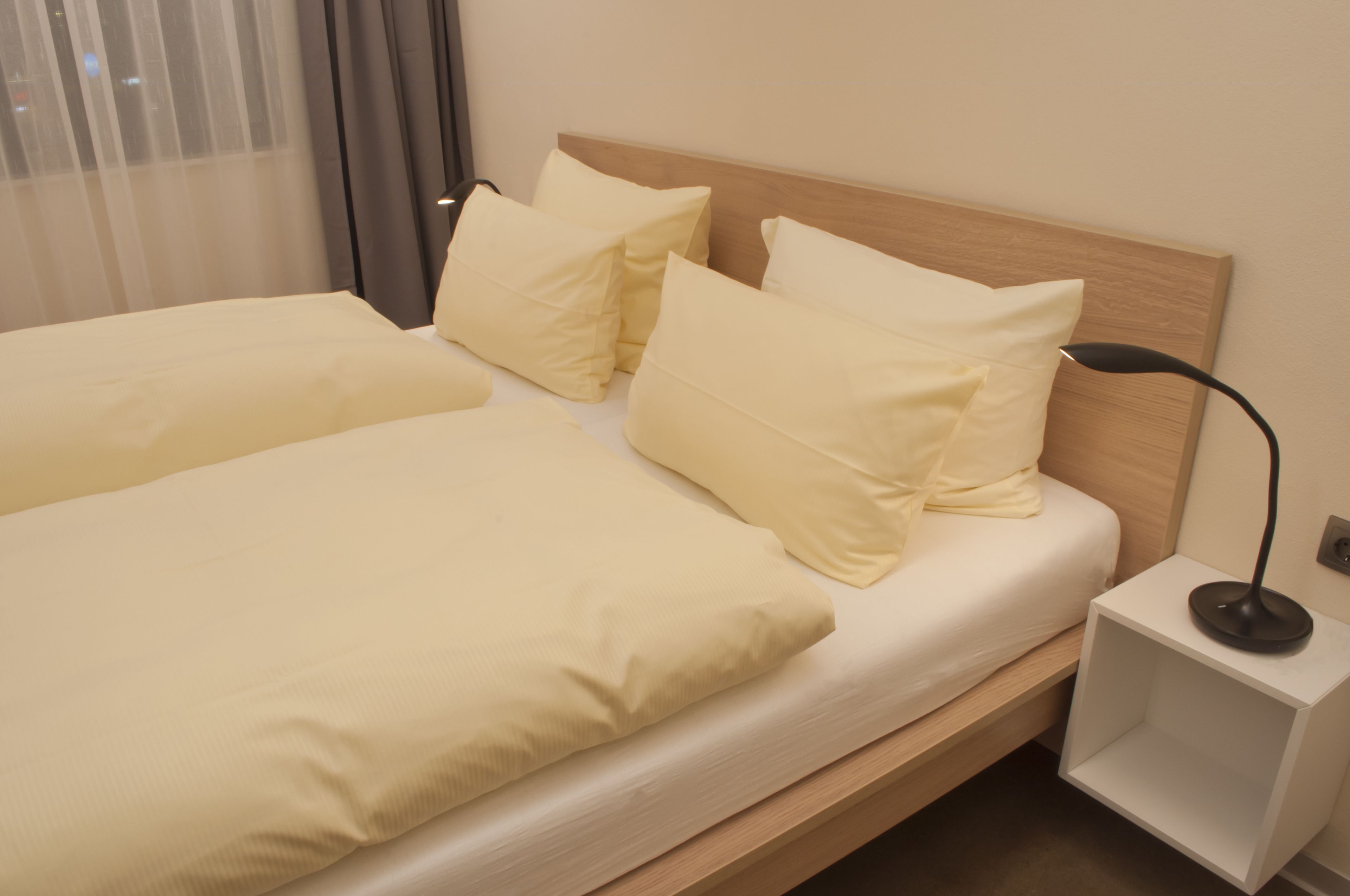 comfort double room, 1 king bed, non smoking, city view | premium bedding, desk, blackout curtains, soundproofing