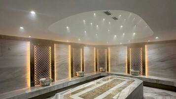 Turkish bath, body treatments, body wraps, body scrubs