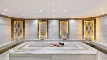 Hot springs/mineral springs, Turkish bath/hammam, body treatments