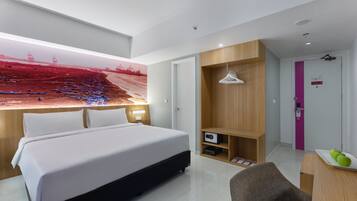 Habitación Premier | Ropa de cama de alta calidad y caja de seguridad en la habitación
