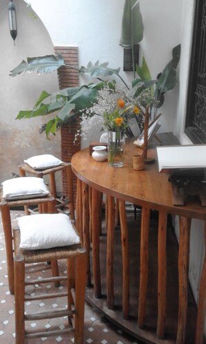 Sala de estar en el lobby