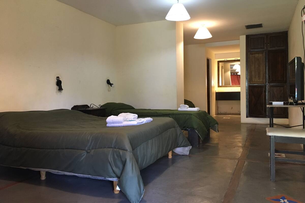 In-room safe, desk, cribs (free), WiFi (free)