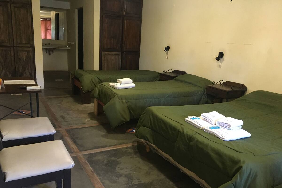 In-room safe, desk, cribs (free), WiFi (free)