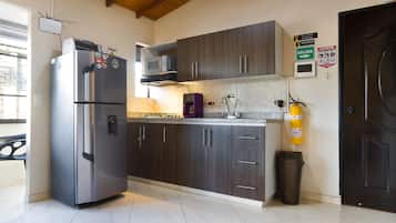 Apartment, 1 Bedroom, City View (301) | Private kitchenette | Fridge, microwave, stovetop, coffee/tea maker