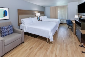 Studio Suite, 2 Queen Beds | Desk, laptop workspace, blackout curtains, iron/ironing board - Candlewood Suites Muskogee by IHG (Muskogee)