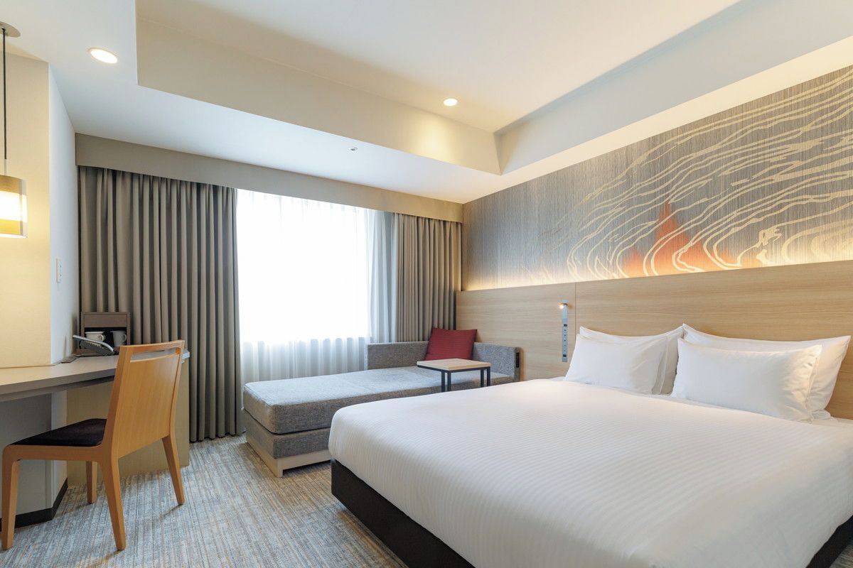 In-room safe, desk, blackout curtains, iron/ironing board (on request)
