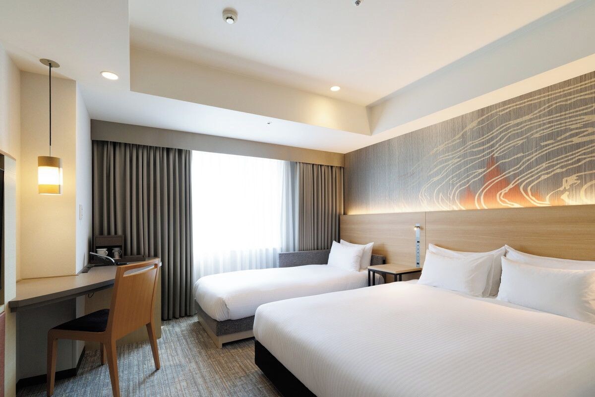 In-room safe, desk, blackout curtains, iron/ironing board (on request)