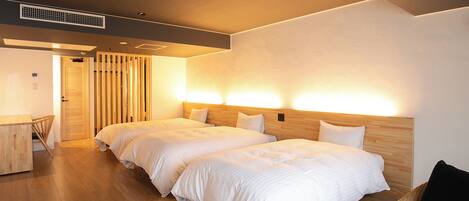 Dreibettzimmer, Nichtraucher (flooring, Shower booth only)