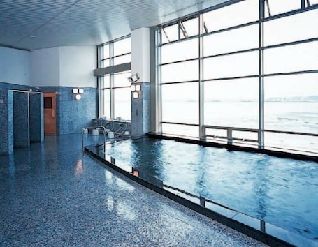 Indoor pool. Okura Hotel Marugame