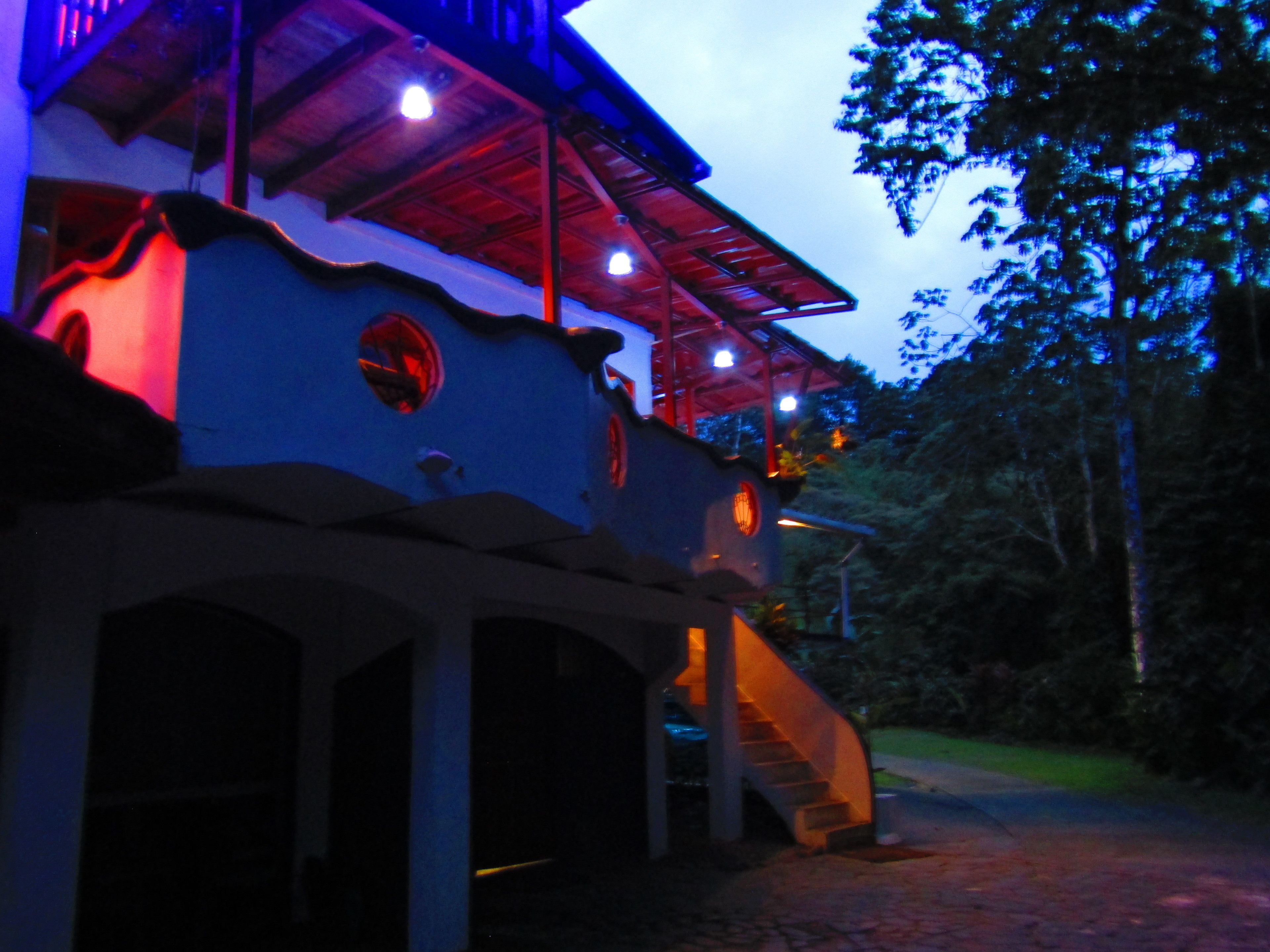 front of property – evening/night