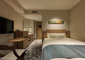 Double Room, Non Smoking (Simmons Bed) with Shower Booth | Down comforters, desk, blackout drapes, cribs/infant beds - Izumo Royal Hotel (Izumo)