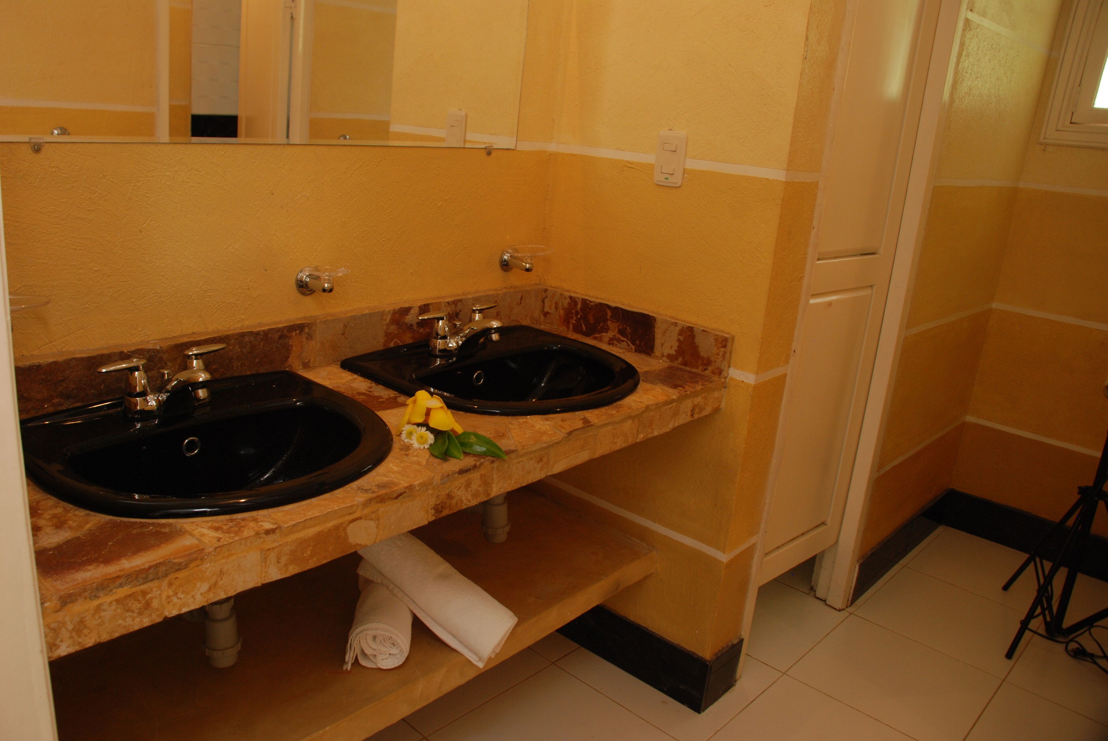 exclusive quadruple room | bathroom | shower, free toiletries, towels, soap