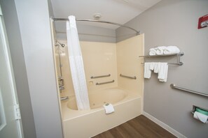 Duschwanne, Handtücher