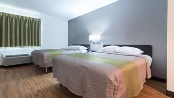 Desk, WiFi (free), bed sheets