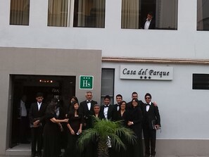 Fachada de la propiedad