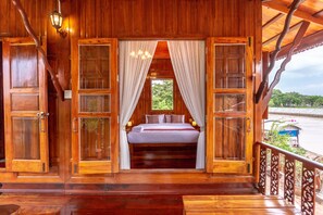 Riverfront Villa | Minibar, individually decorated, desk, laptop workspace - Athithara Homestay (Ayutthaya)