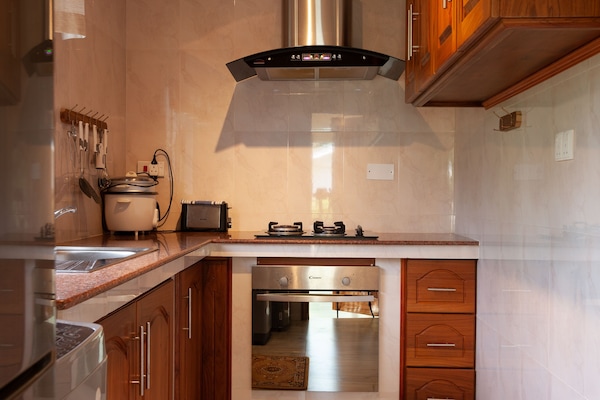 Standard Villa, 2 Bedrooms | Private kitchen | Full-size fridge, microwave, oven, electric kettle