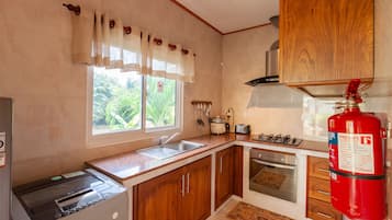 Standard Villa, 2 Bedrooms | Private kitchen | Full-size fridge, microwave, oven, electric kettle