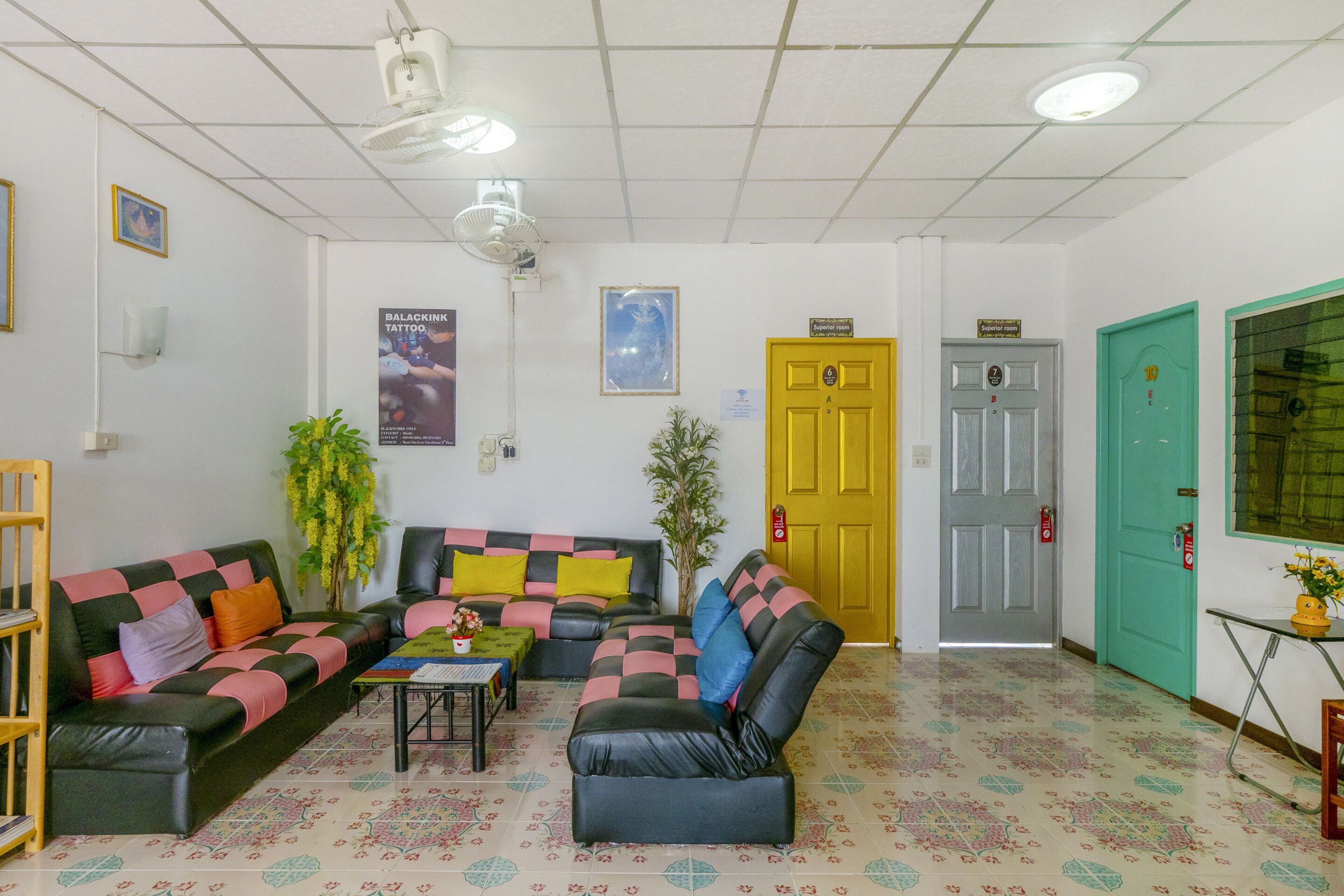 Zona de estar del vestíbulo