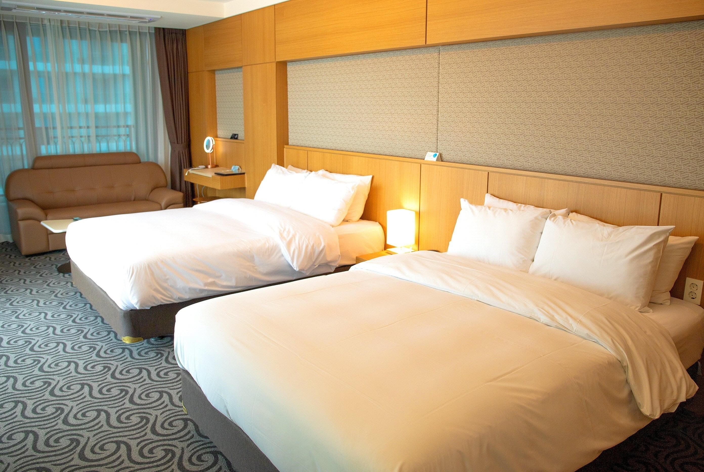 Executive Suite, 2 Double Beds, Non Smoking (Family) | Desk, laptop workspace, blackout drapes, free WiFi