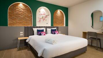 Suite | Een minibar, een bureau, extra bedden, gratis wifi