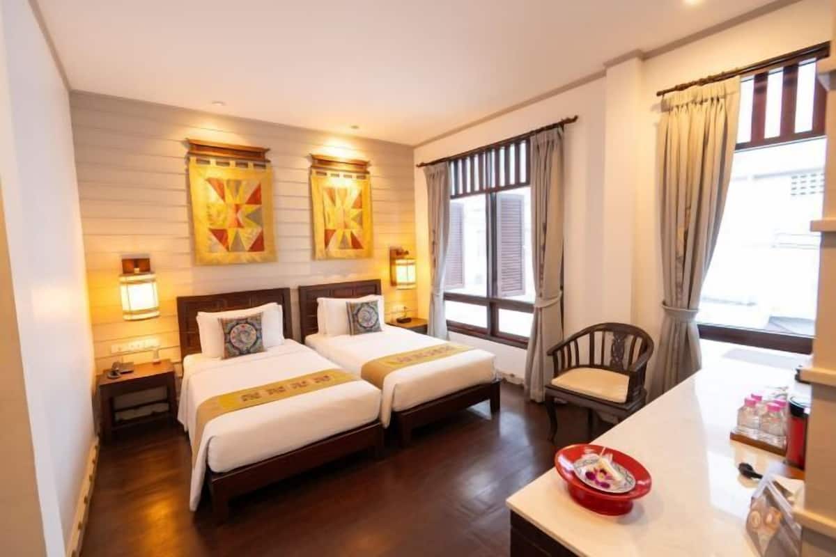 Free minibar, in-room safe, desk, rollaway beds