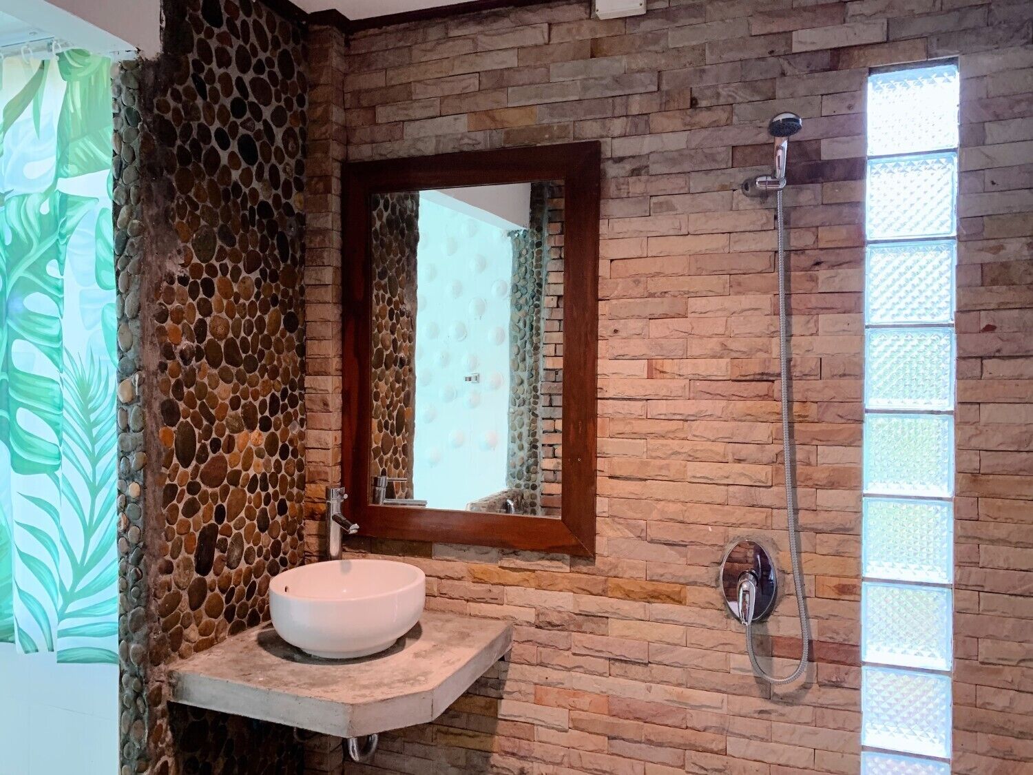 beachfront villa | bathroom shower