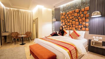 1 bilik tidur, bar mini percuma, peti besi dalam bilik