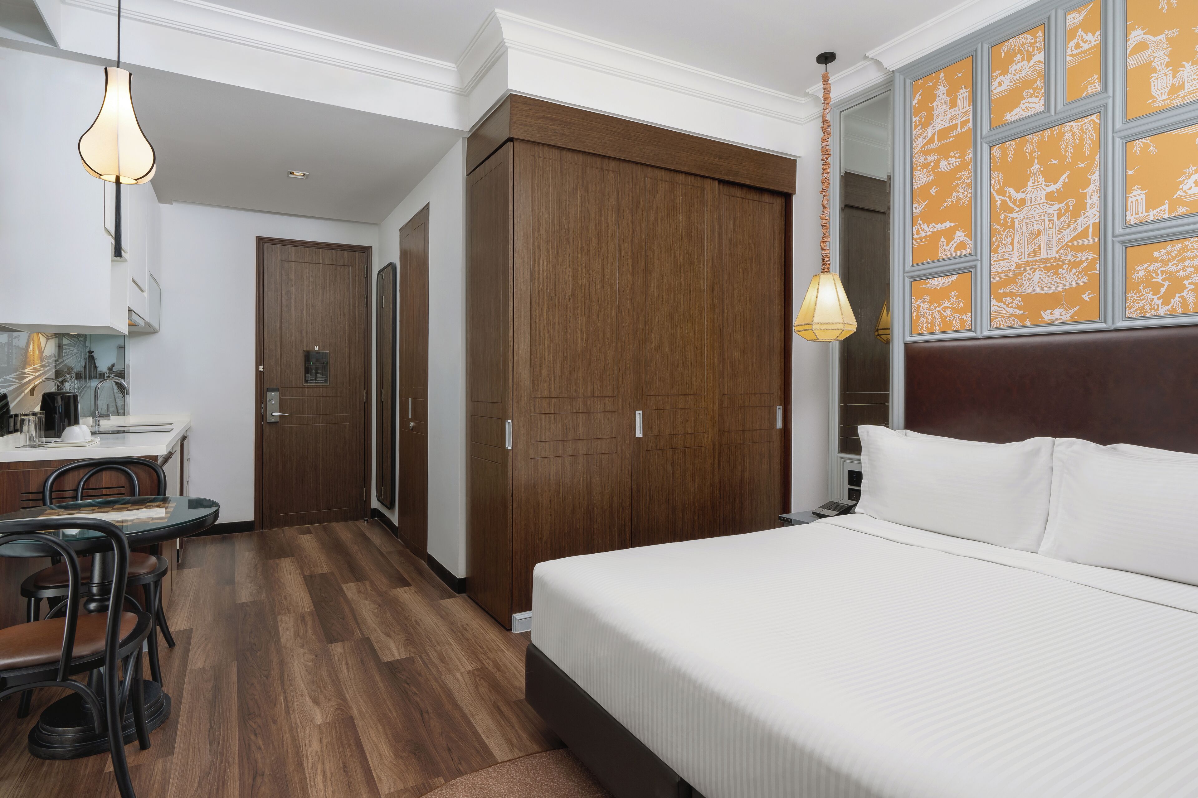 Hypo-allergenic bedding, in-room safe, individually decorated